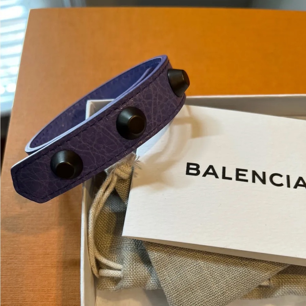 Balenciaga leather bracelet